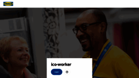 What Ico-worker.com website looked like in 2023 (This year)