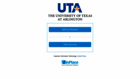 What Inplace.uta.edu website looked like in 2023 (This year)