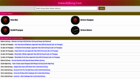 What Indiandjsong.com website looked like in 2023 (This year)