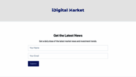 What Idigitalmarket.com website looked like in 2023 (This year)