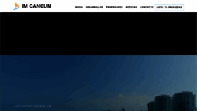 What Imcancun.com website looked like in 2023 (This year)