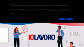 What Iolavoro.org website looked like in 2023 (This year)