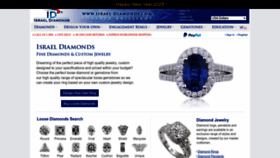 What Israel-diamonds.com website looked like in 2023 (This year)