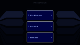 What Innocams.fun website looked like in 2023 (This year)