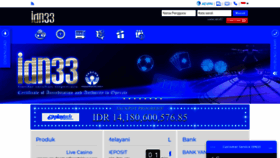 What Idn33.co website looked like in 2023 (This year)