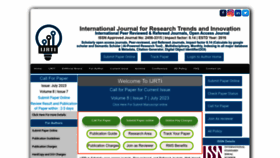 What Ijrti.org website looked like in 2023 (2 years ago)