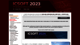 What Icsoft.org website looked like in 2023 (This year)