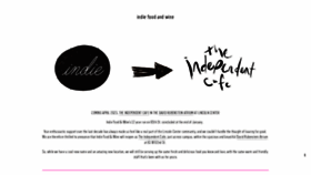 What Indiefoodandwine.com website looked like in 2023 (This year)