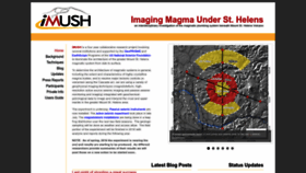 What Imush.org website looked like in 2023 (This year)