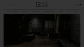 What Ionahomestore.com website looked like in 2023 (This year)