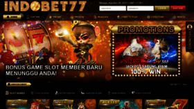 What Indobet77.site website looked like in 2023 (This year)