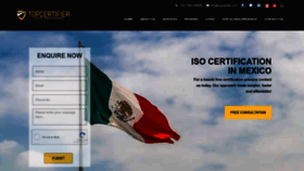 What Iso-certification-mexico.com website looked like in 2023 (This year)