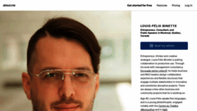 What Iamlfb.com website looked like in 2023 (2 years ago)