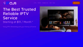 What Iptv-club.com website looked like in 2023 (This year)