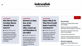 What Indexca.link website looked like in 2023 (This year)