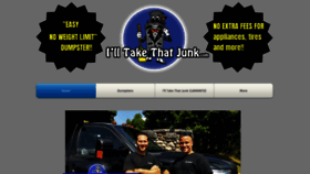 What Illtakethatjunk.com website looked like in 2023 (This year)