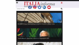 What Italia-informa.com website looked like in 2023 (This year)