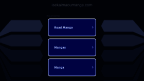 What Isekaimaoumanga.com website looked like in 2023 (This year)