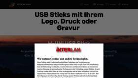 What Interlan.de website looked like in 2023 (1 year ago)