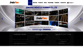 What Indaflexhoses.com website looked like in 2023 (This year)
