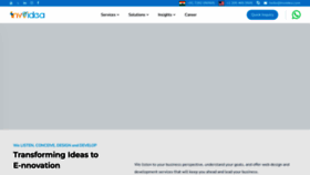 What Invoidea.com website looked like in 2023 (This year)