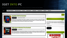 What Igetintopc.com website looked like in 2023 (This year)