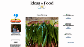 What Ideasinfood.com website looked like in 2023 (This year)