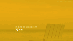 What Ishetalvakantie.nl website looked like in 2023 (This year)