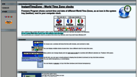 What Instanttimezone.com website looked like in 2023 (This year)