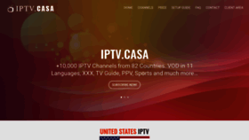 What Iptv.casa website looked like in 2023 (This year)