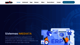 What Imediata.com.br website looked like in 2023 (This year)