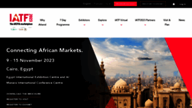 What Intrafricantradefair.com website looked like in 2023 (This year)