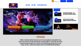 What Iwin68.zone website looked like in 2023 (This year)