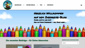 What Ideenreise-blog.de website looked like in 2023 (This year)