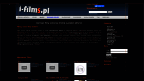 What I-films.pl website looked like in 2023 (This year)