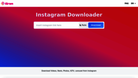 What Igram.world website looked like in 2023 (This year)