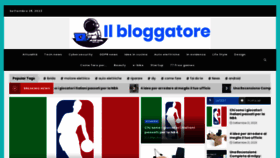 What Ilbloggatore.com website looked like in 2023 (This year)
