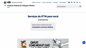 What Iftm.edu.br website looked like in 2023 (This year)