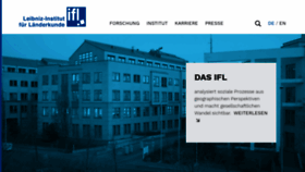 What Ifl-leipzig.de website looked like in 2023 (This year)
