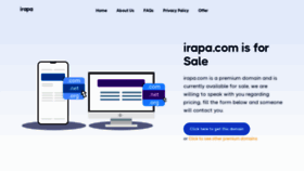 What Irapa.com website looked like in 2023 (This year)