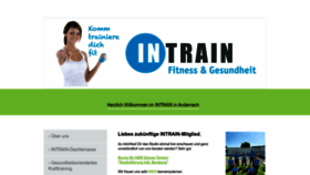 What Intrain.biz website looked like in 2023 (This year)