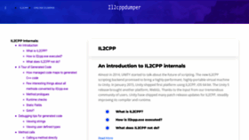 What Il2cppdumper.com website looked like in 2023 (This year)