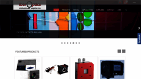 What Iberoptics.com website looked like in 2023 (1 year ago)