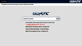 What Isohunt.app website looked like in 2023 (2 years ago)