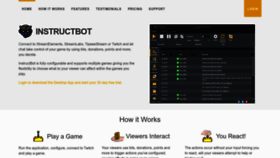 What Instructbot.co.uk website looked like in 2023 (1 year ago)