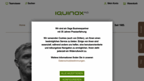 What Iquinox.de website looked like in 2023 (This year)