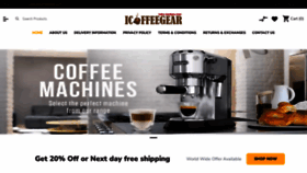 What Icoffeegear.com website looked like in 2023 (This year)