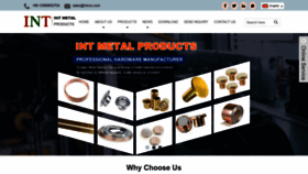 What Int-metal.com website looked like in 2023 (This year)