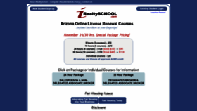 What Irealtyschool.com website looked like in 2023 (This year)