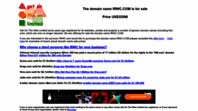 What Irwc.com website looked like in 2023 (1 year ago)